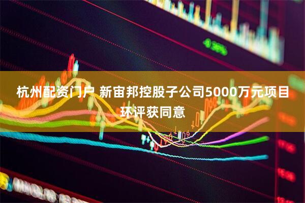 杭州配资门户 新宙邦控股子公司5000万元项目环评获同意