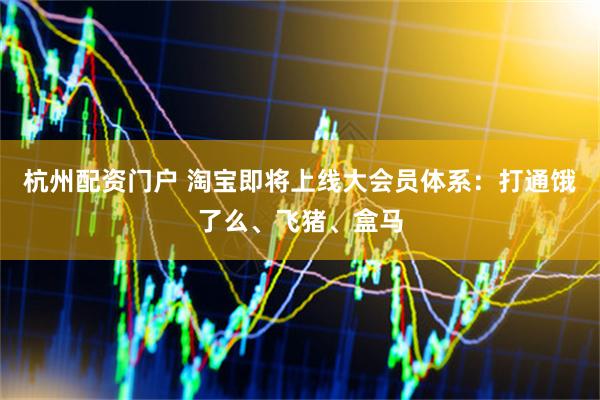 杭州配资门户 淘宝即将上线大会员体系：打通饿了么、飞猪、盒马
